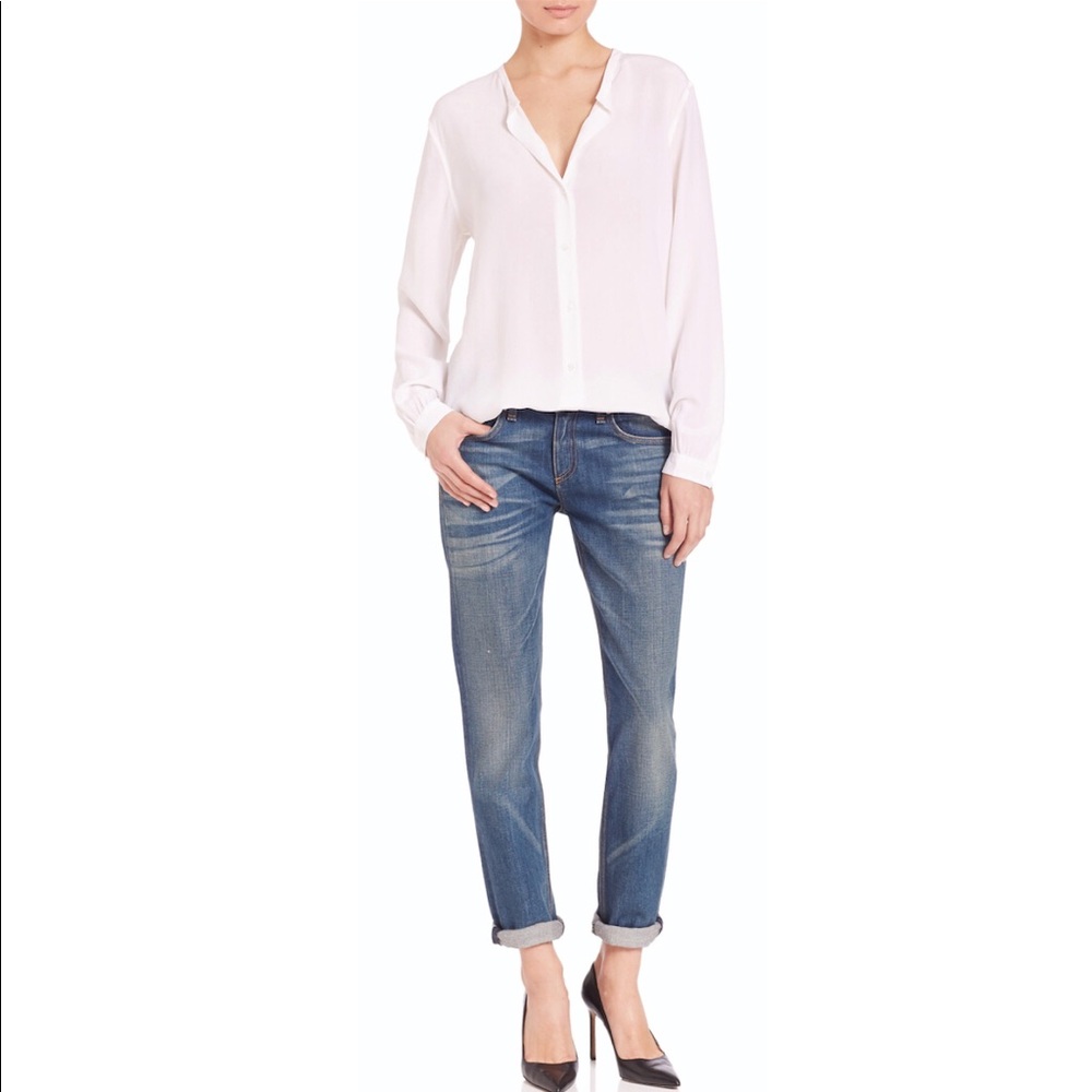 Equipment Faye Silk Blouse in Nature White